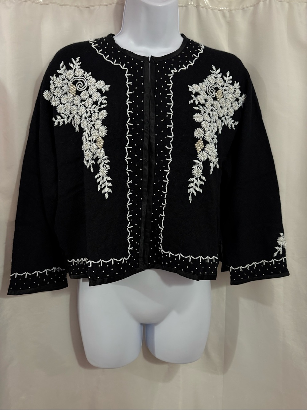 Vintage Beaded Sweater